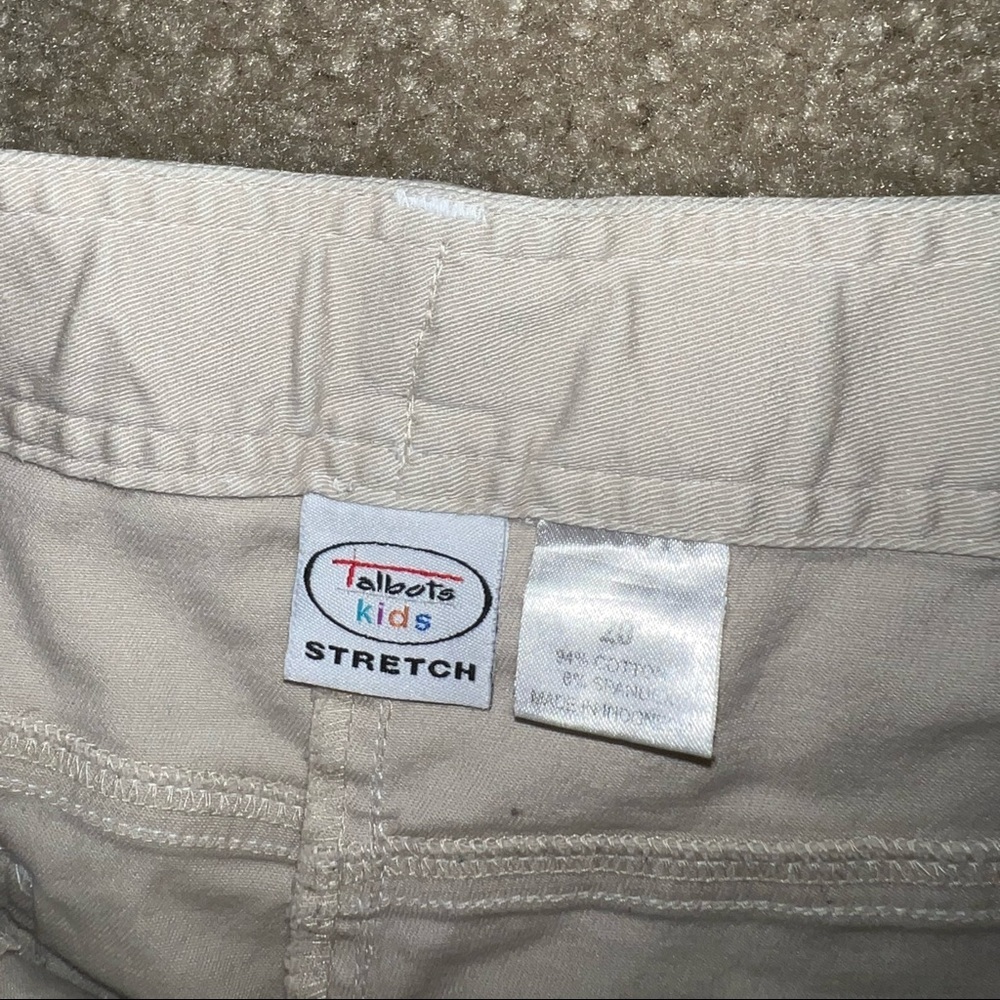 Talbots Kids White / Cream Bermuda shorts size 20 - Picture 8 of 12